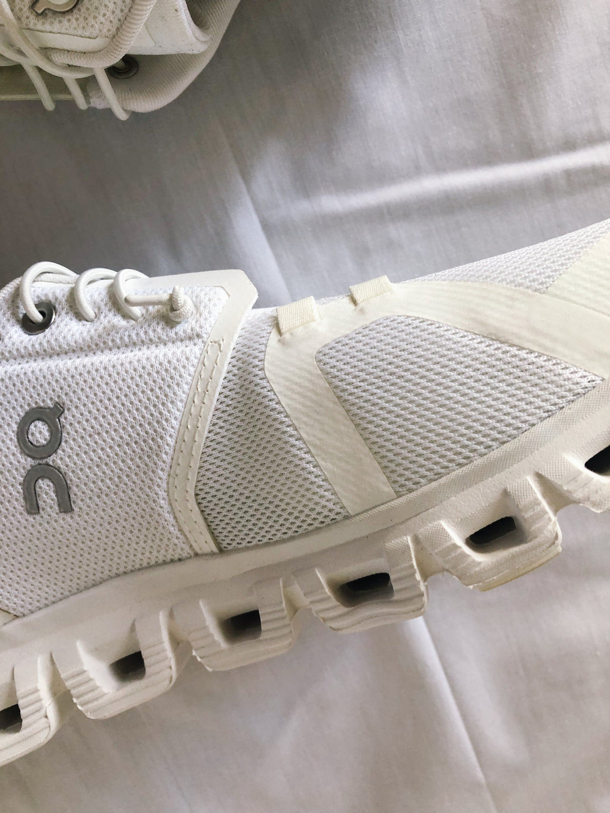 Men's On Cloud White Sneakers, Sz. 9