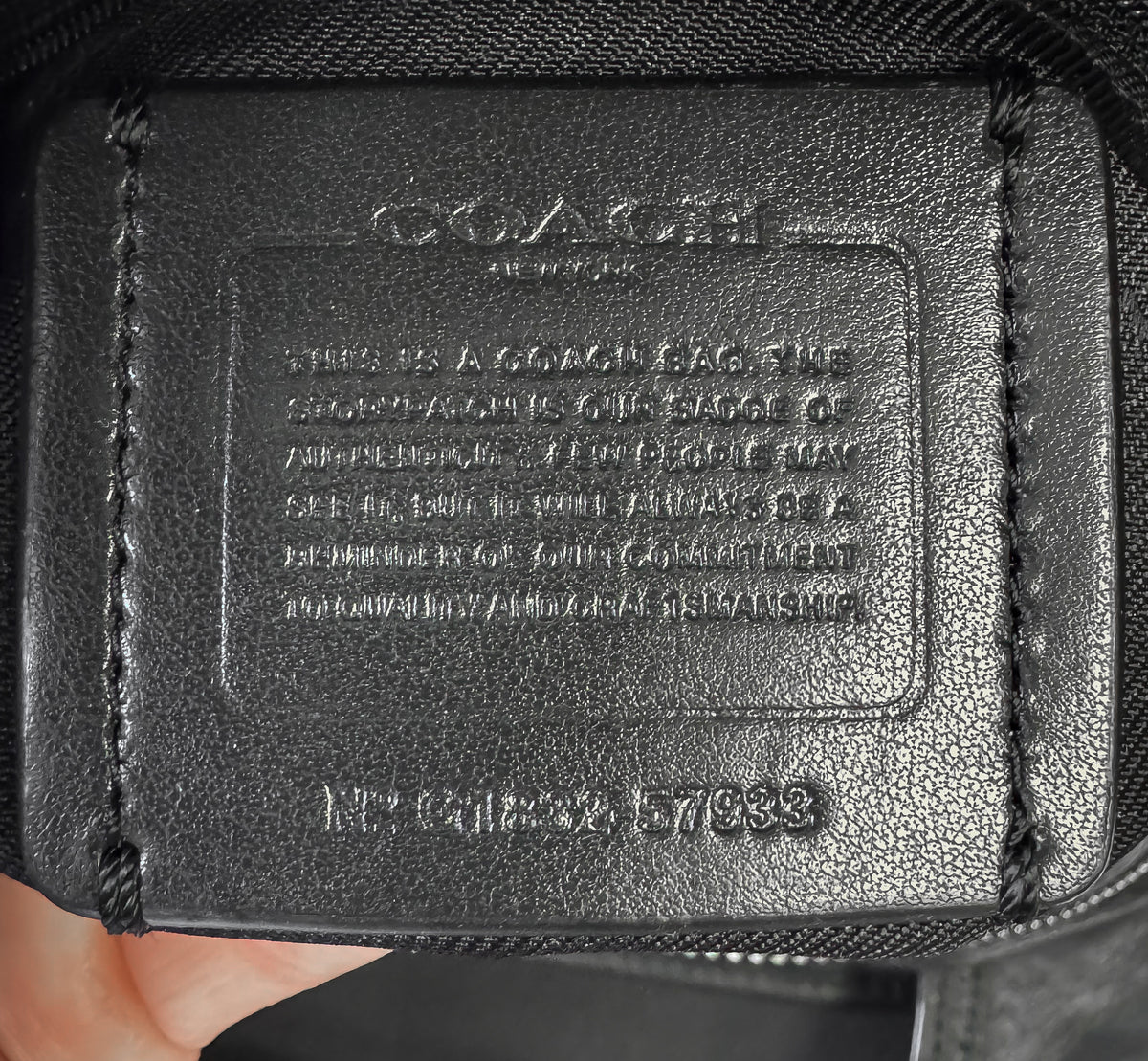 Coach Edie 31 Dark Grey/Black Signature Jacquard Canvas Shoulder Bag, Style #57933