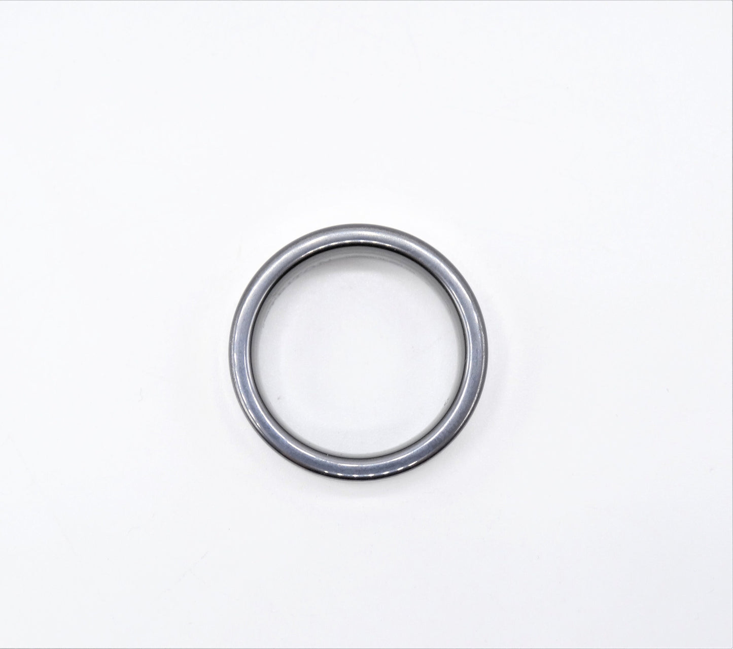 Vintage TRITON Black Diamond and Tungsten Carbide Men's Ring Band, Everyday Estate Jewelry, Ring Size 10 1/2
