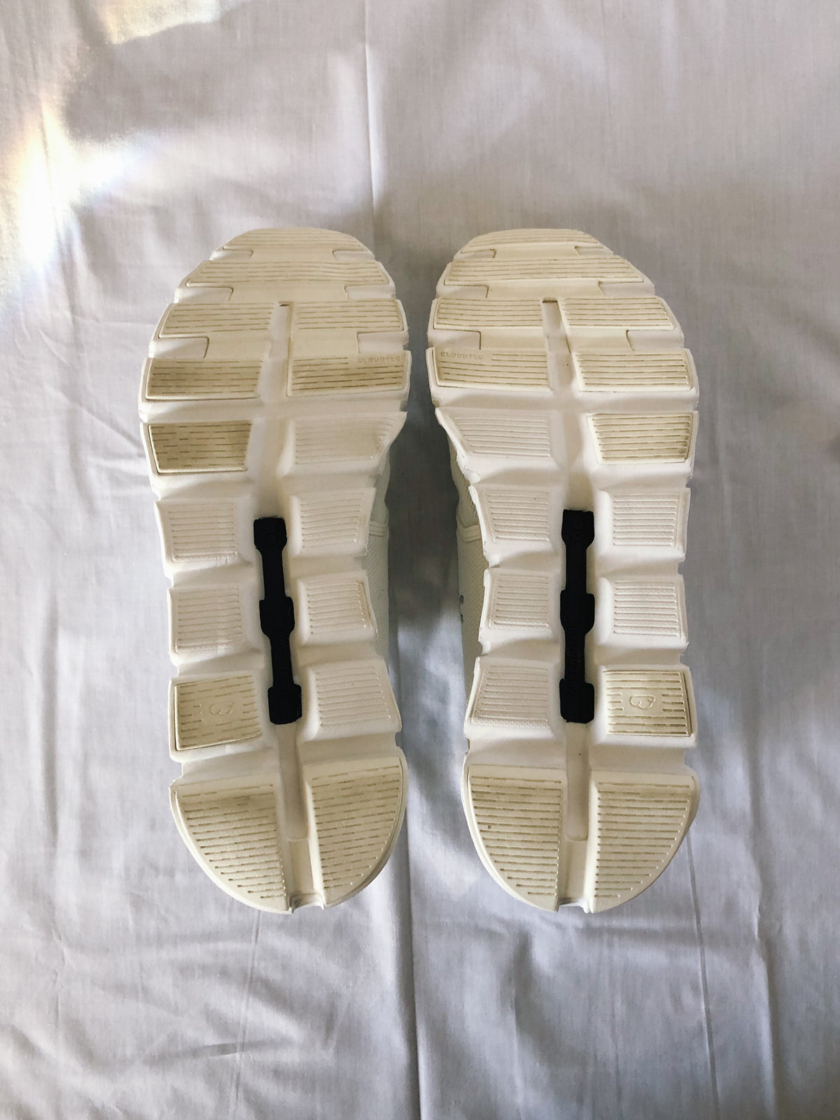 Men's On Cloud White Sneakers, Sz. 9