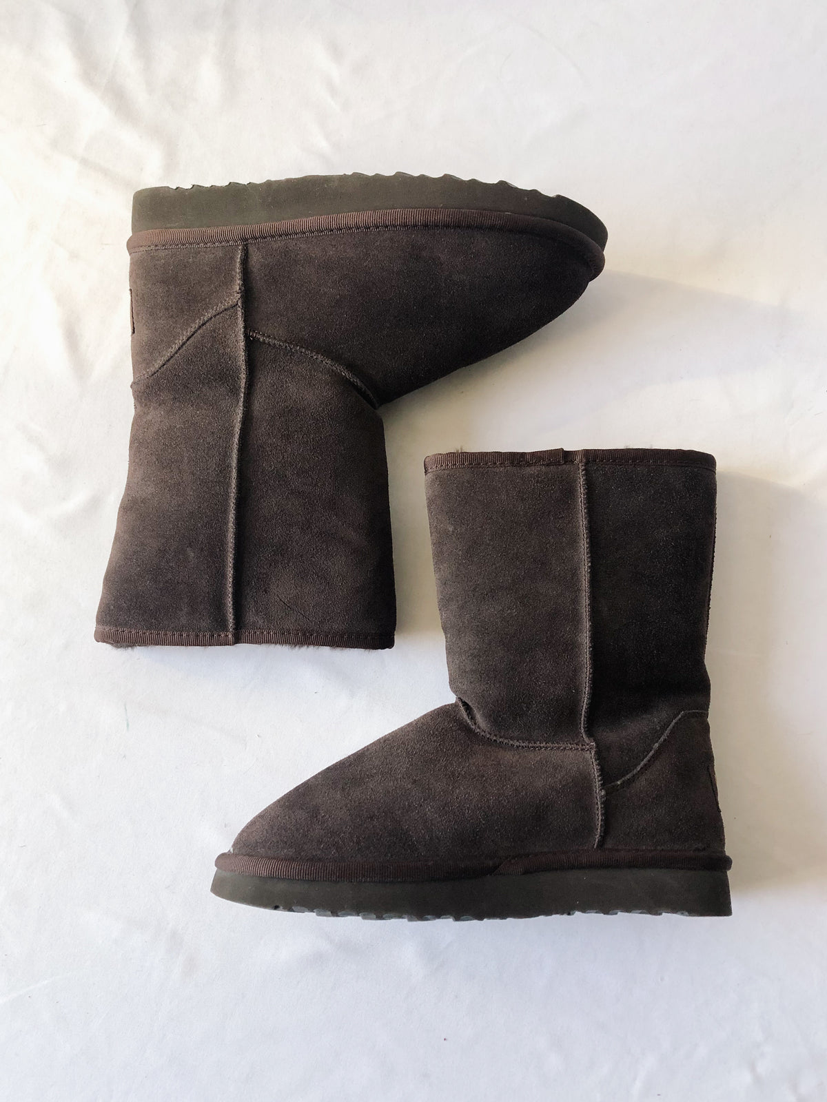 UGG Brown Suede Boots, Women's Size 7