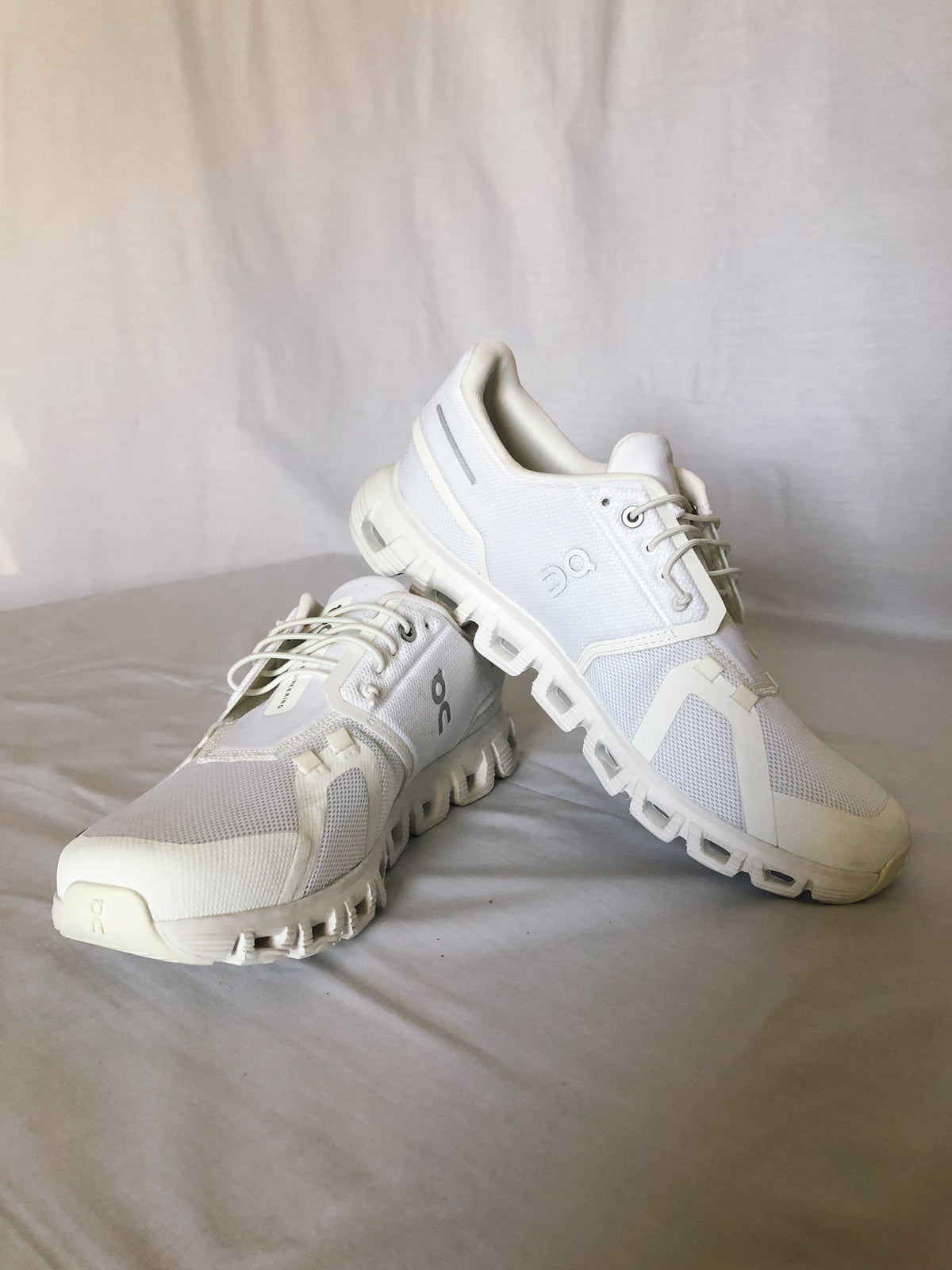 Men's On Cloud White Sneakers, Sz. 9