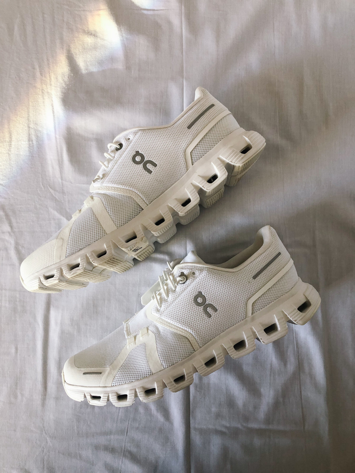 Men's On Cloud White Sneakers, Sz. 9