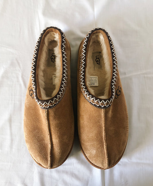 Men's UGG Tasman Slippers in Chestnut, Size 13