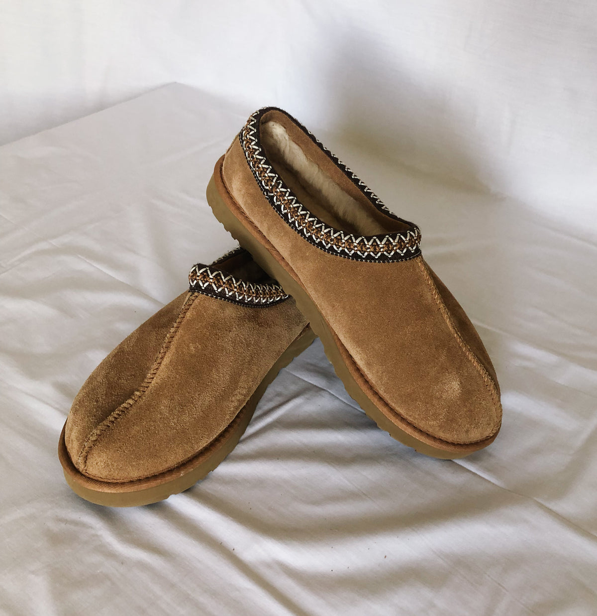 Men's UGG Tasman Slippers in Chestnut, Size 13