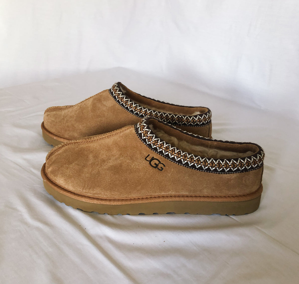 Men's UGG Tasman Slippers in Chestnut, Size 13