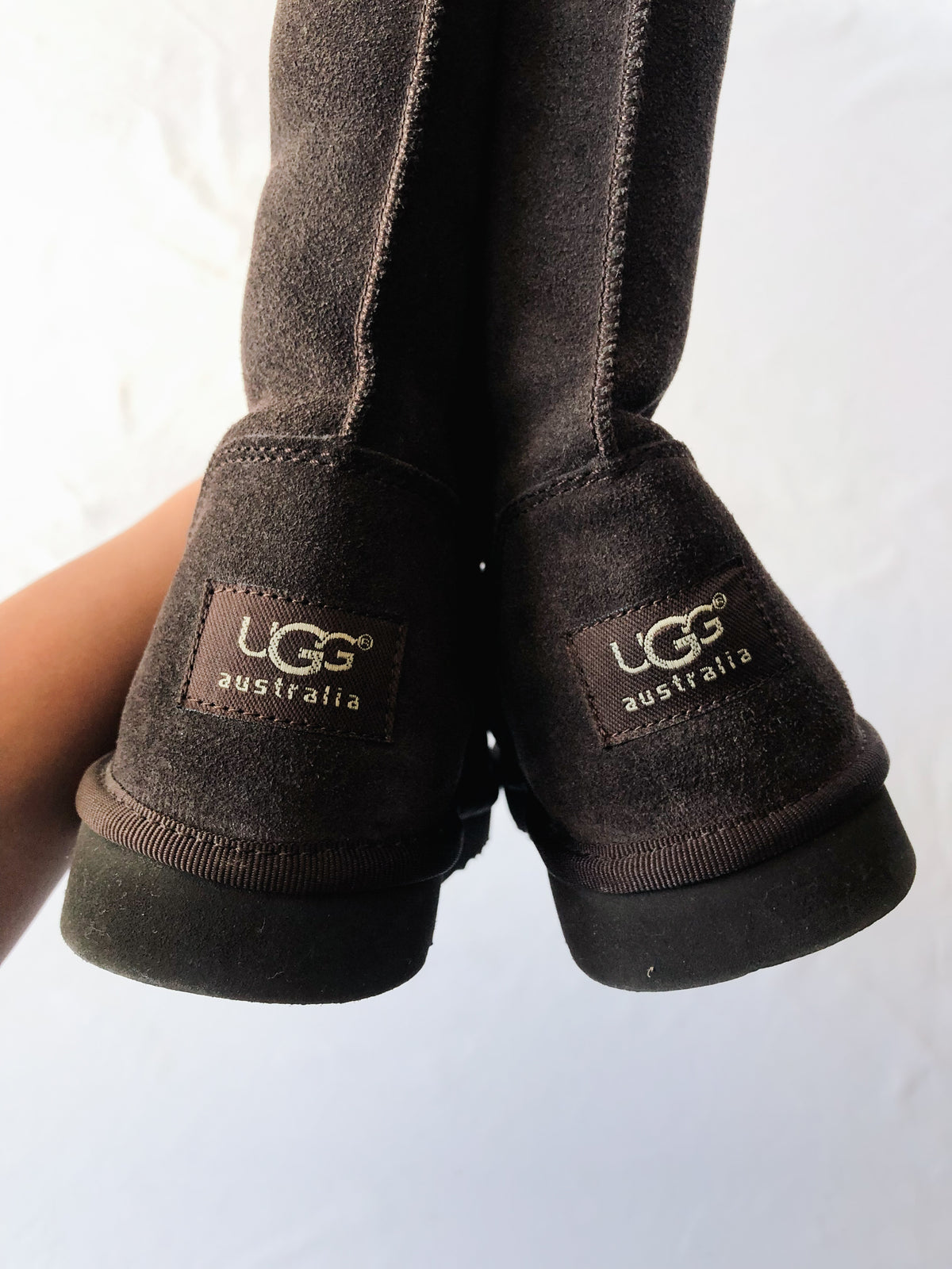 UGG Brown Suede Boots, Women's Size 7