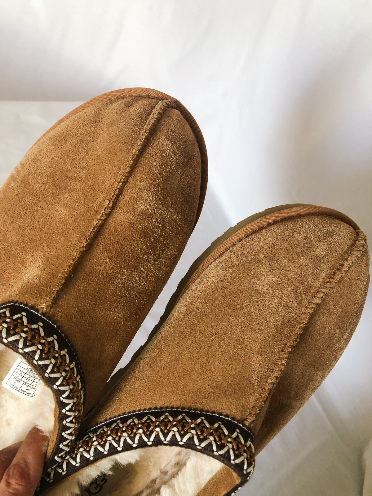 Men's UGG Tasman Slippers in Chestnut, Size 13