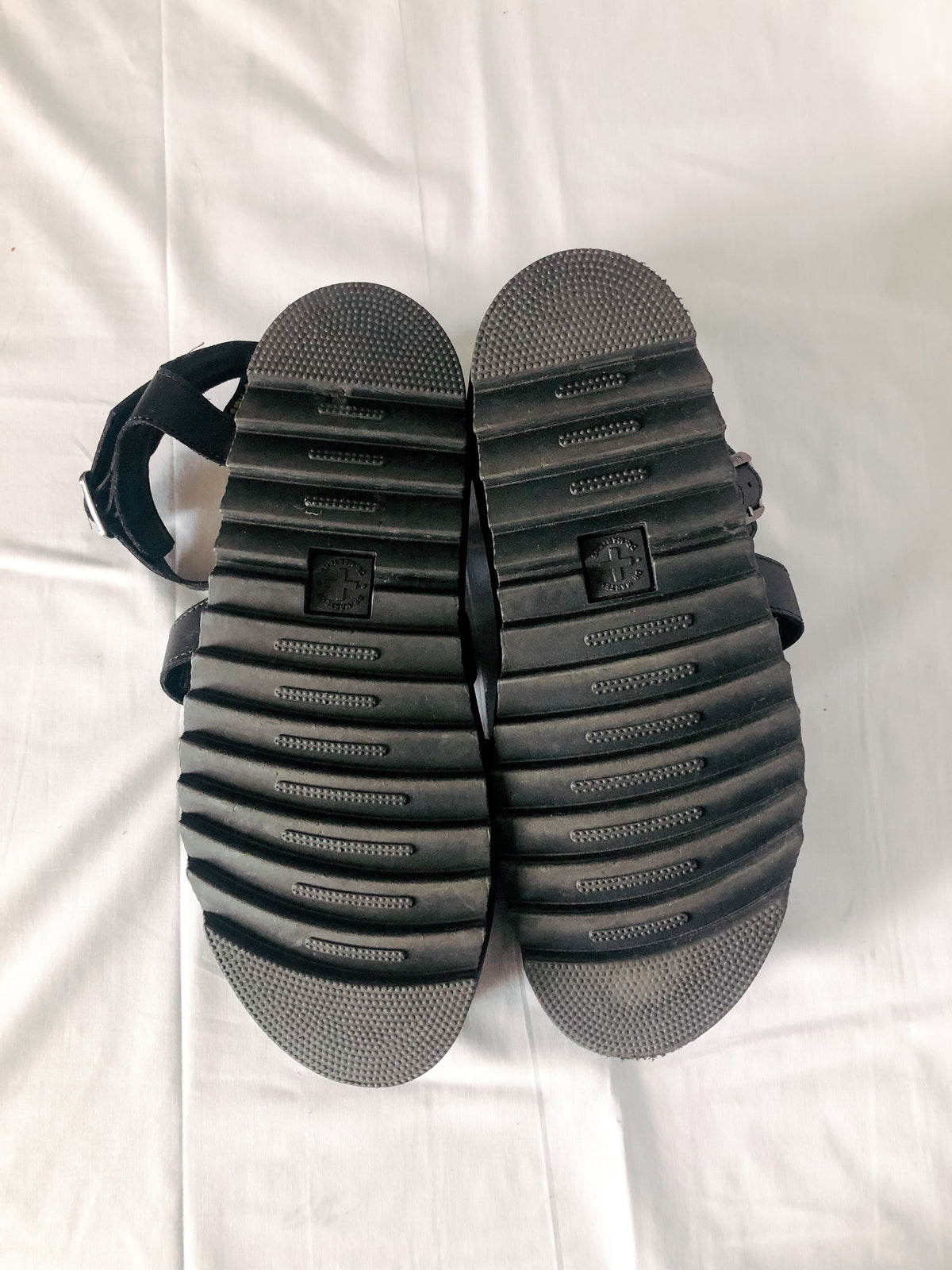Dr. Martens Women's Blaire Hydro Leather Black Sandals