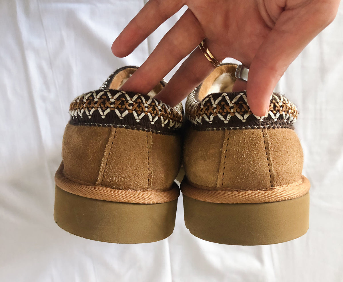 Men's UGG Tasman Slippers in Chestnut, Size 13