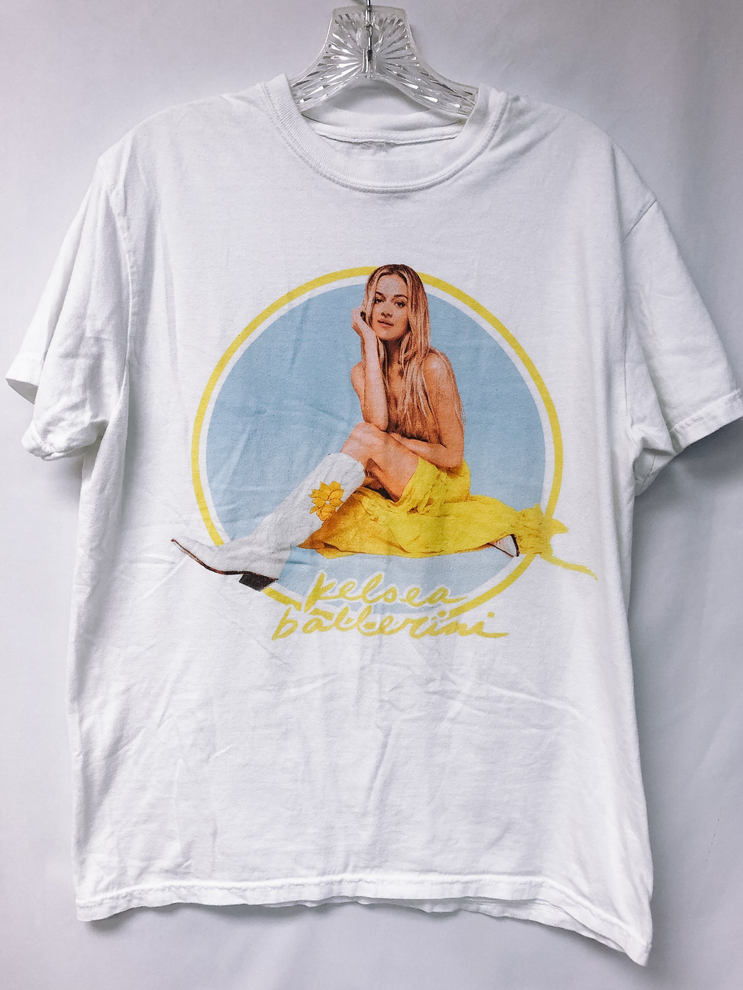 2023 Kelsea Ballerini Official White Graphic Tee, Tour T-Shirt, Unisex Medium