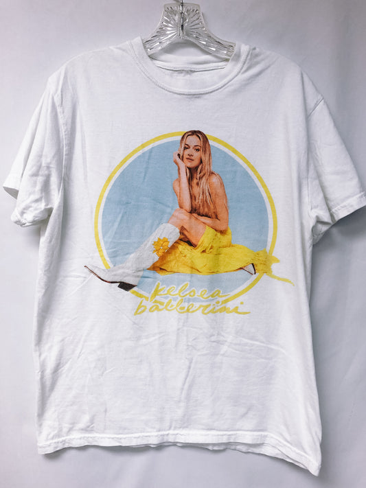 2023 Kelsea Ballerini Official White Graphic Tee, Tour T-Shirt, Unisex Medium