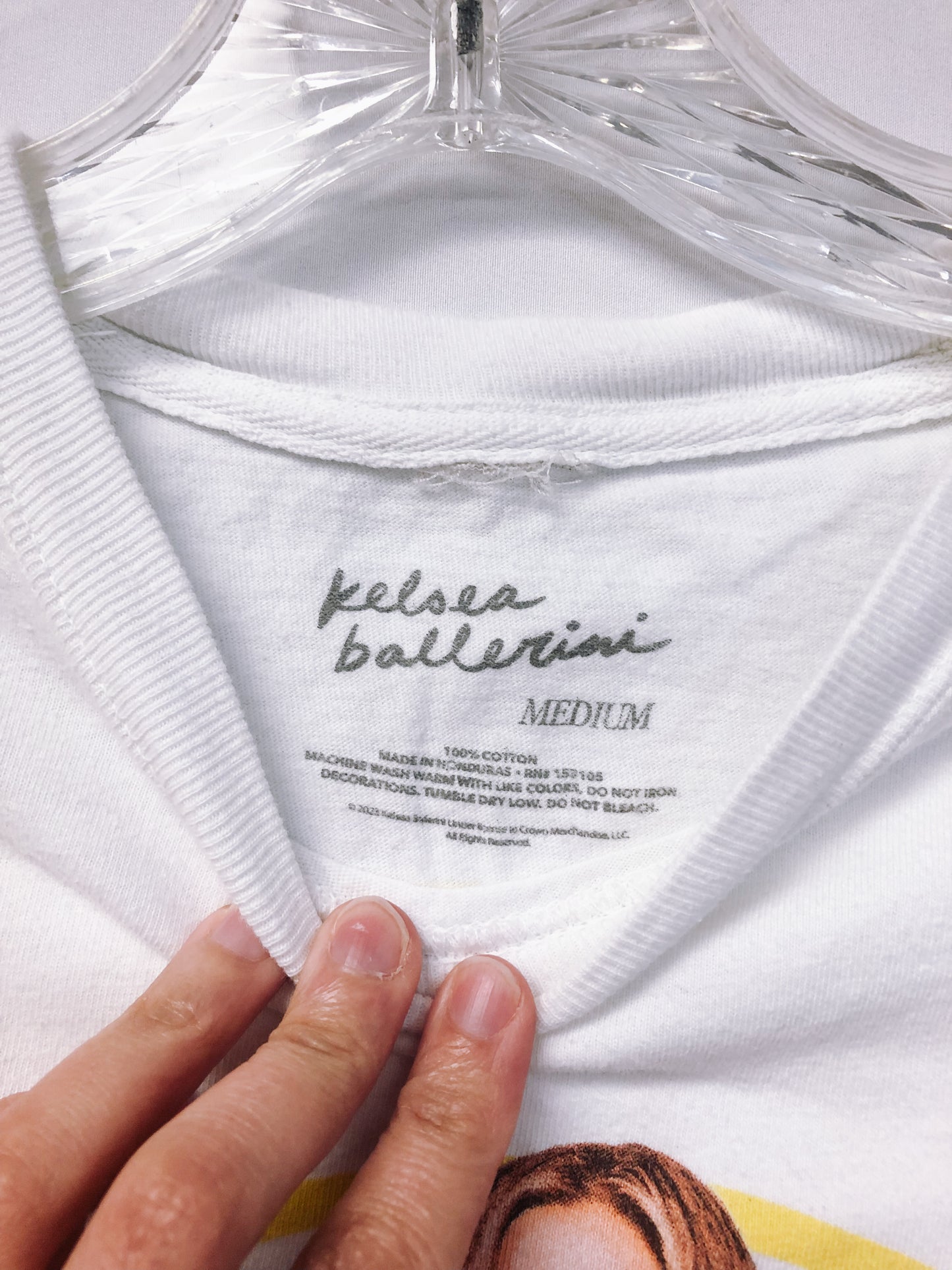 2023 Kelsea Ballerini Official White Graphic Tee, Tour T-Shirt, Unisex Medium