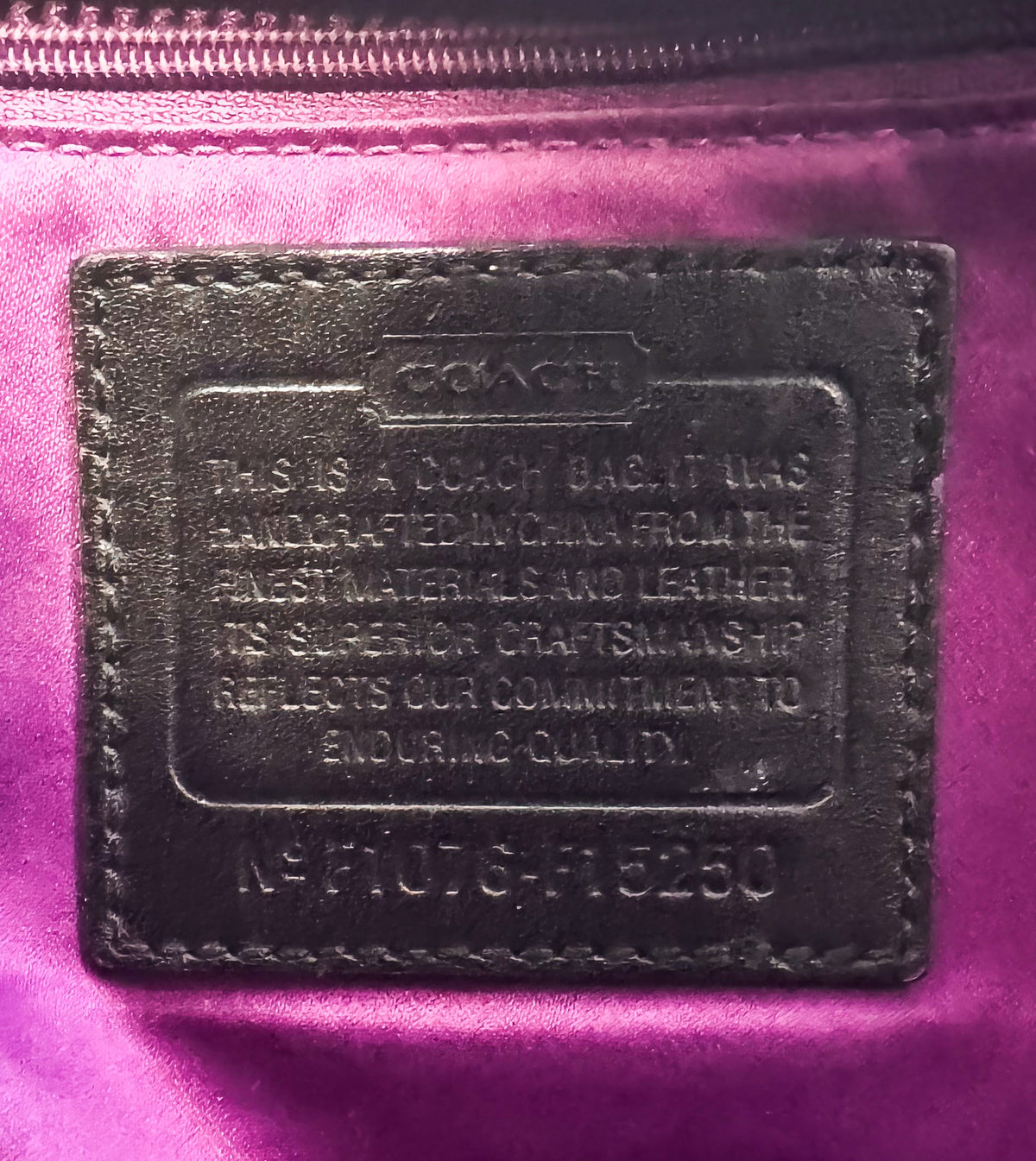 Y2K Coach Carly Signature Sateen Hobo Shoulder Bag, Style #15250