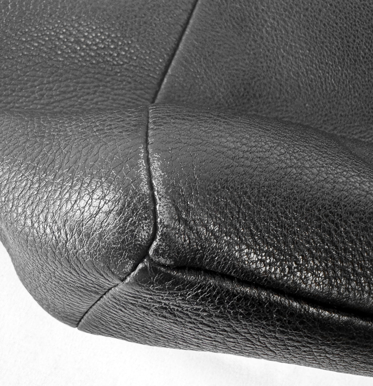 Coach Large Kelsey Black Pebbled Leather Satchel with Detachable Crossbody Strap, Style #36591
