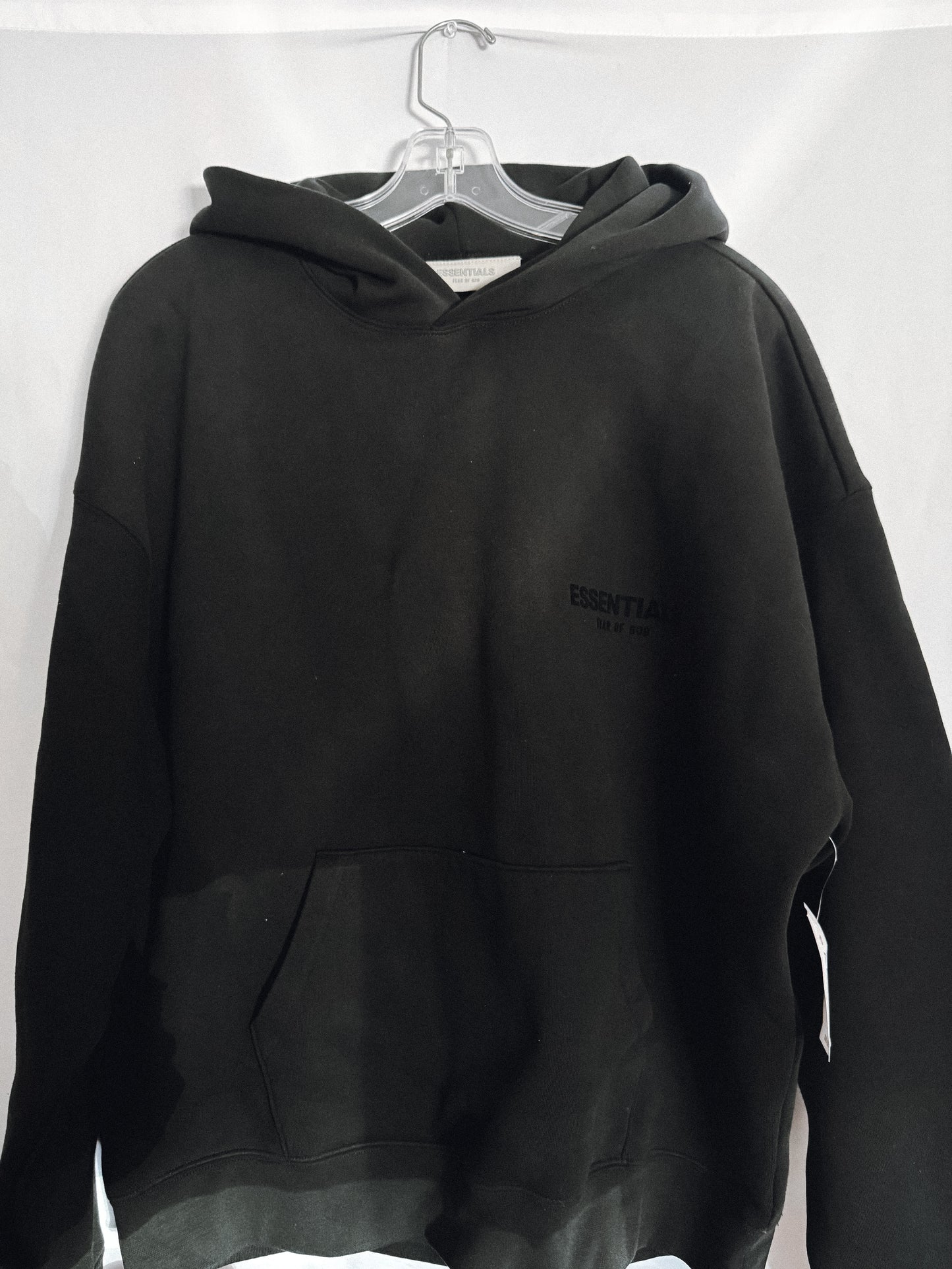 NWT Essentials Fear of God Black Hoodie Sz. M