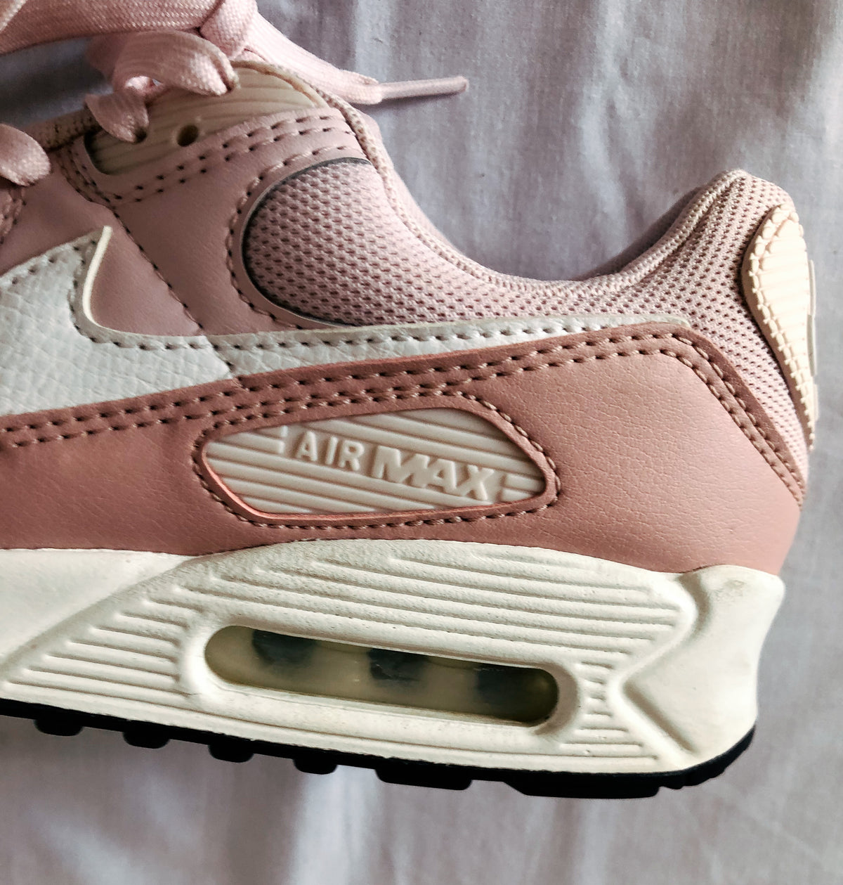 Light Pink Nike Air Max 90 Sneakers, Women's Size 8.5
