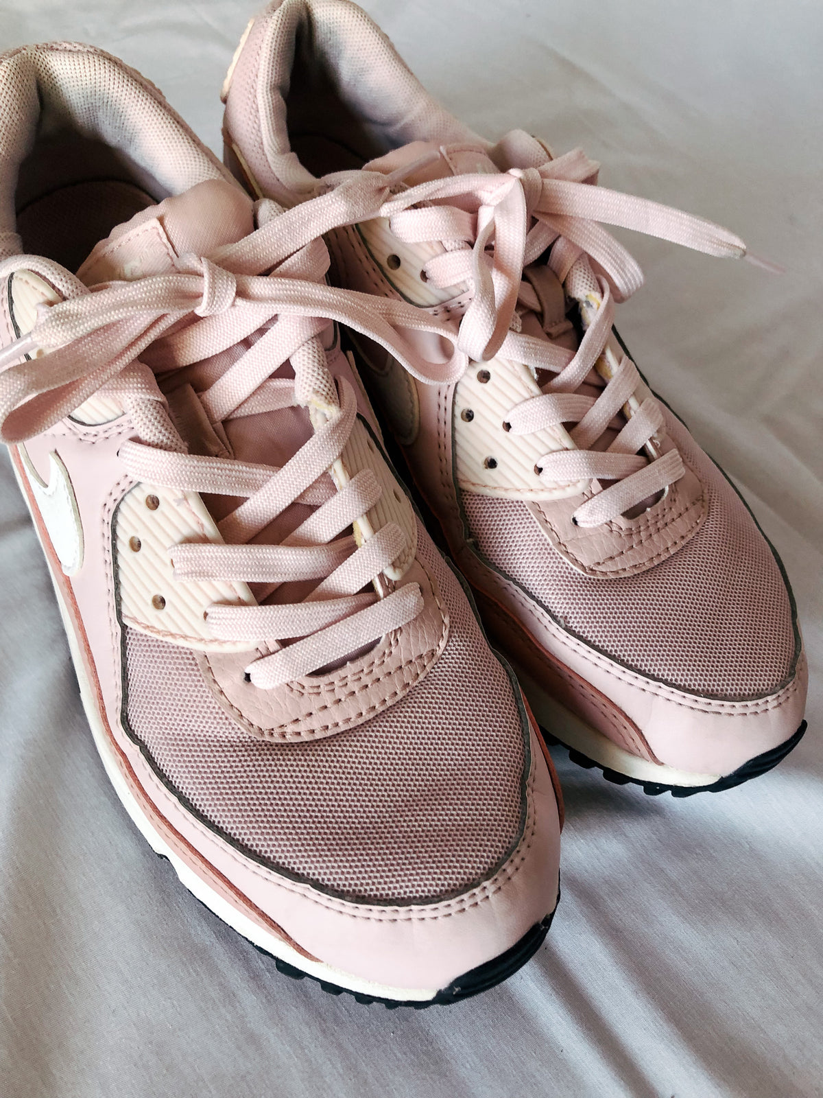Light Pink Nike Air Max 90 Sneakers, Women's Size 8.5
