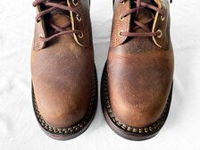 Nick's Robert Brown Handmade Leather Lace Up Boots, Men's Sz. 9.5EE