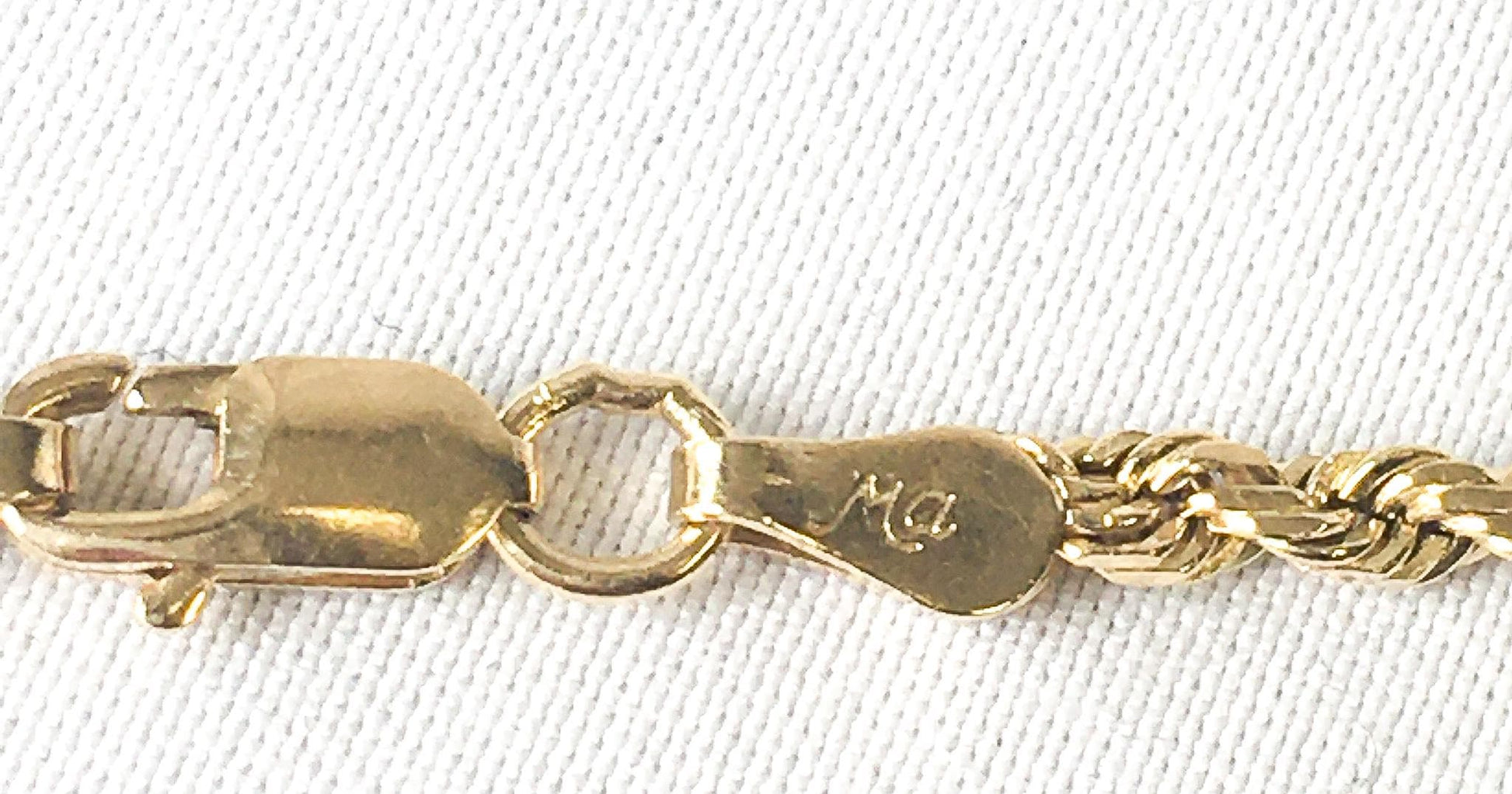 14K Michael Anthony Yellow Gold Rope Chain Necklace, 30", 3mm, 14 Grams, Elegant Classy Everyday Layering Chain Necklace