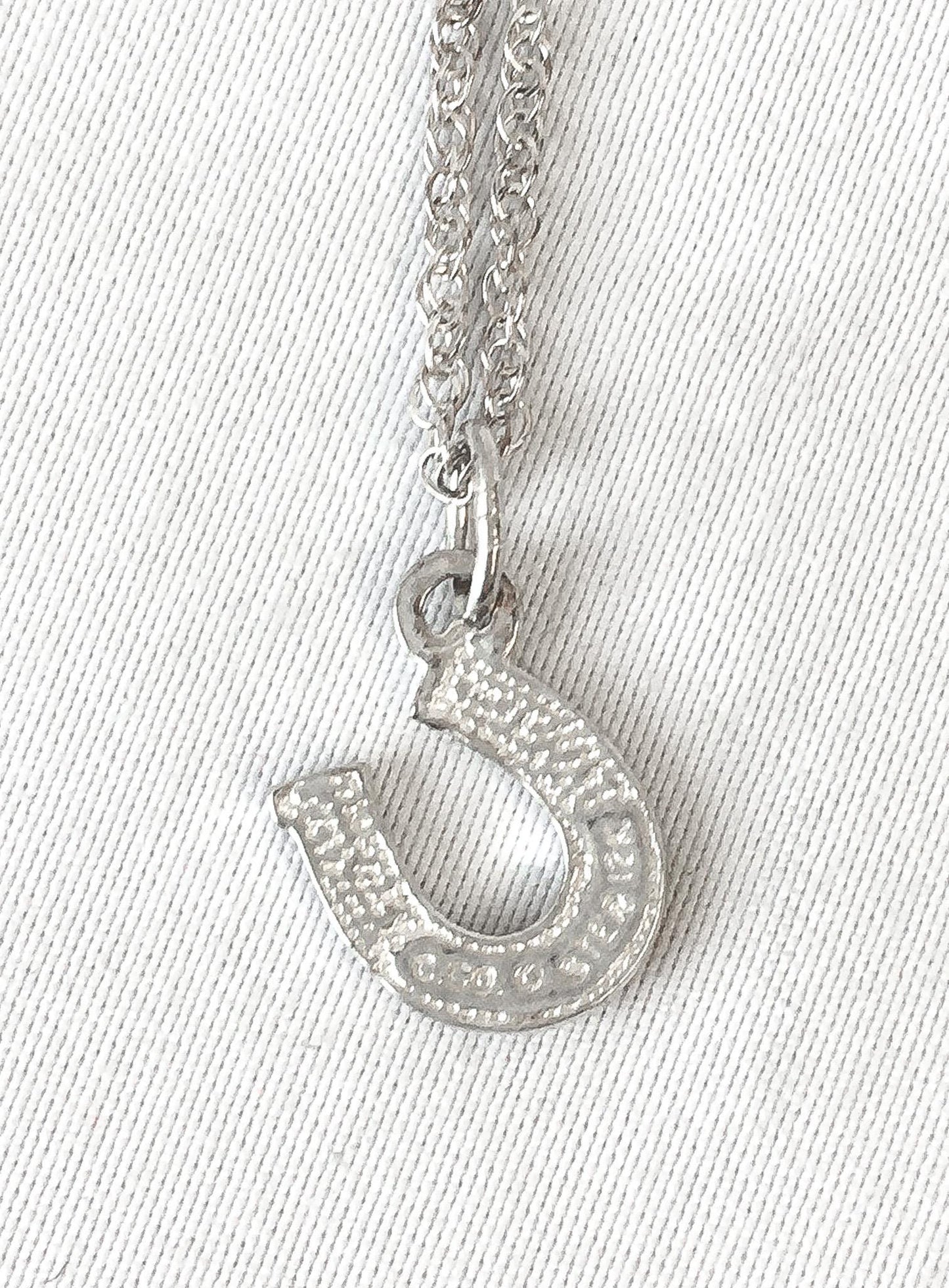 Vintage Black Hills Gold 12K Gold and Sterling Horseshoe Necklace, 18" Sterling Chain, .5" Pendant, Dainty Simple Western Necklace
