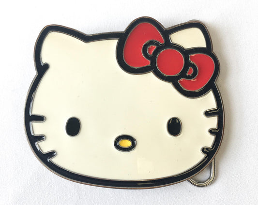 Y2K Hello Kitty Enamel Belt Buckle
