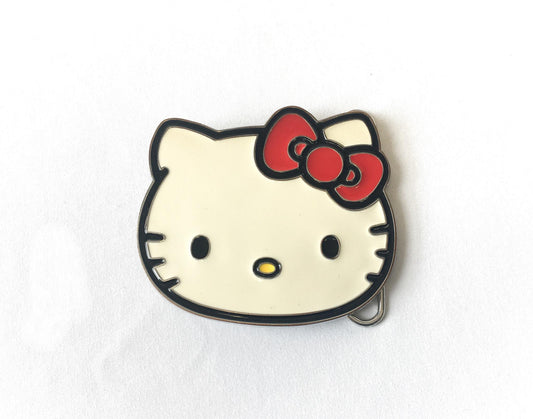 Y2K Hello Kitty Enamel Belt Buckle