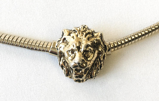 Vintage 00s Anne Klein Lion Head Gold Toned Expandable Belt