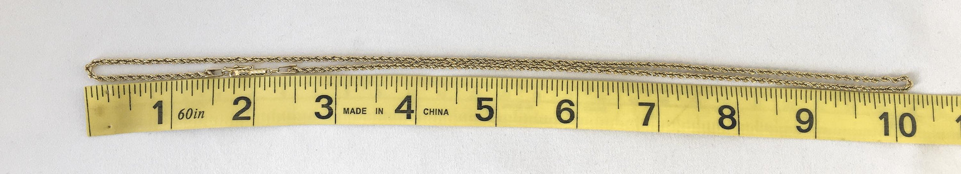 Vintage 14K Yellow Gold Chain, Roughly 20", Roughly 2mm, Simple Everyday Minimalist Unisex Chain Necklace