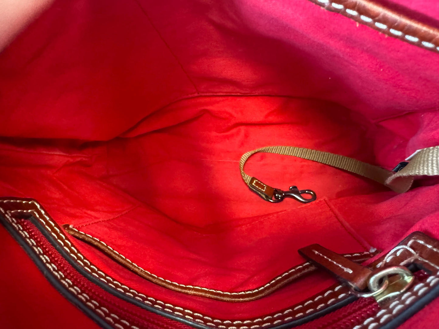 Dooney and Bourke Black Pebbled Leather Crossbody Bag