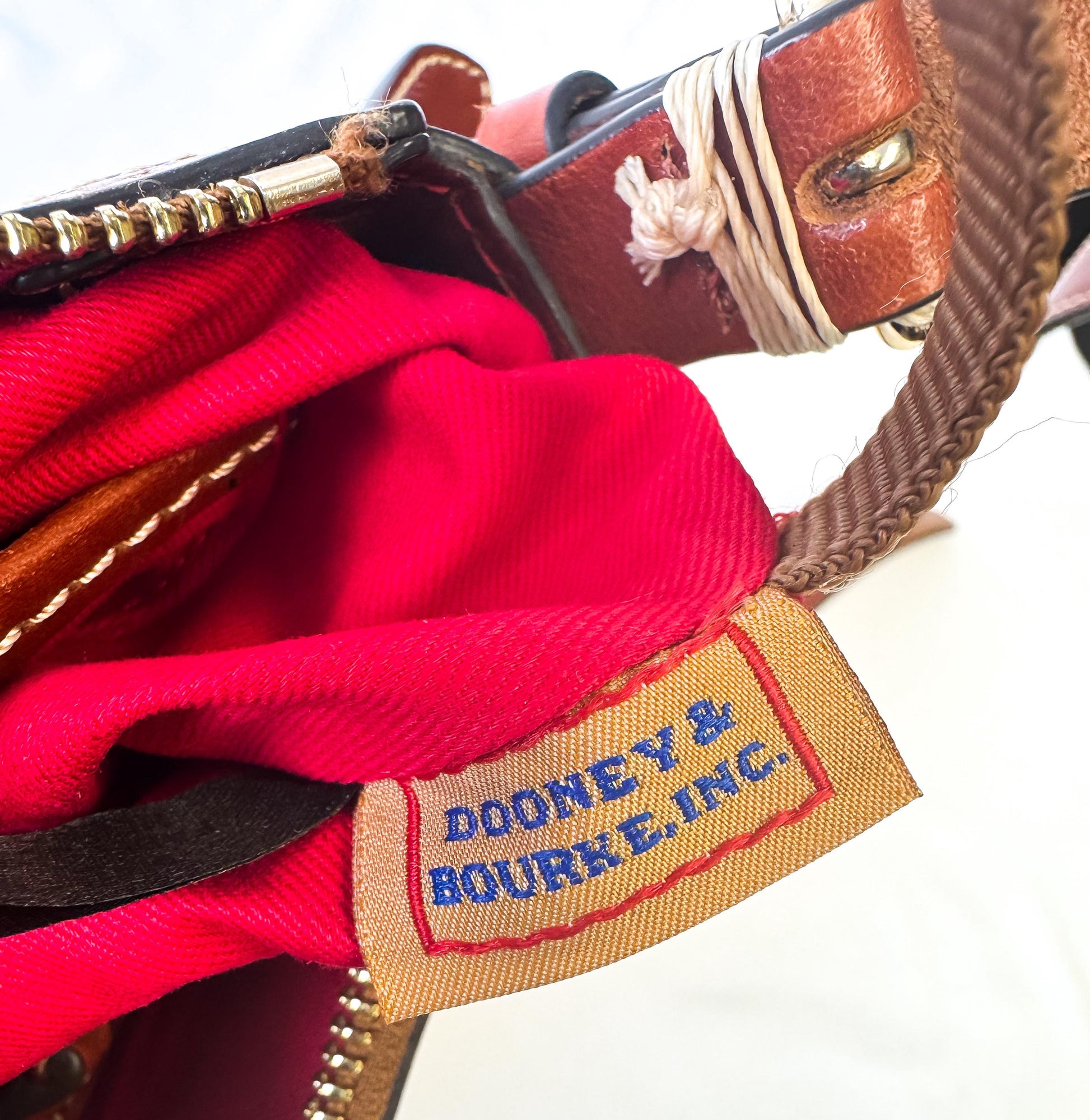 Dooney and Bourke Piper Yellow Pebbled Leather Crossbody Bag