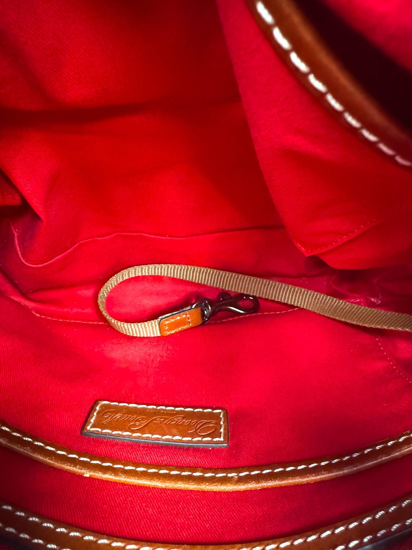 Dooney and Bourke Piper Yellow Pebbled Leather Crossbody Bag