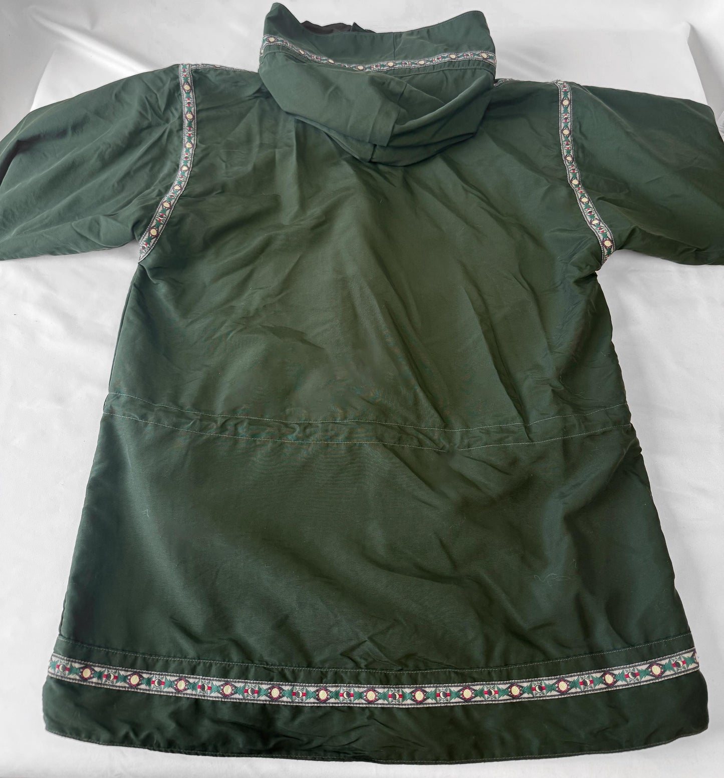 Wintergreen Expedition Anorak Shell Dark Green Western Accent Lightweight Unisex Jacket, Approx. Men's Sz. M/L