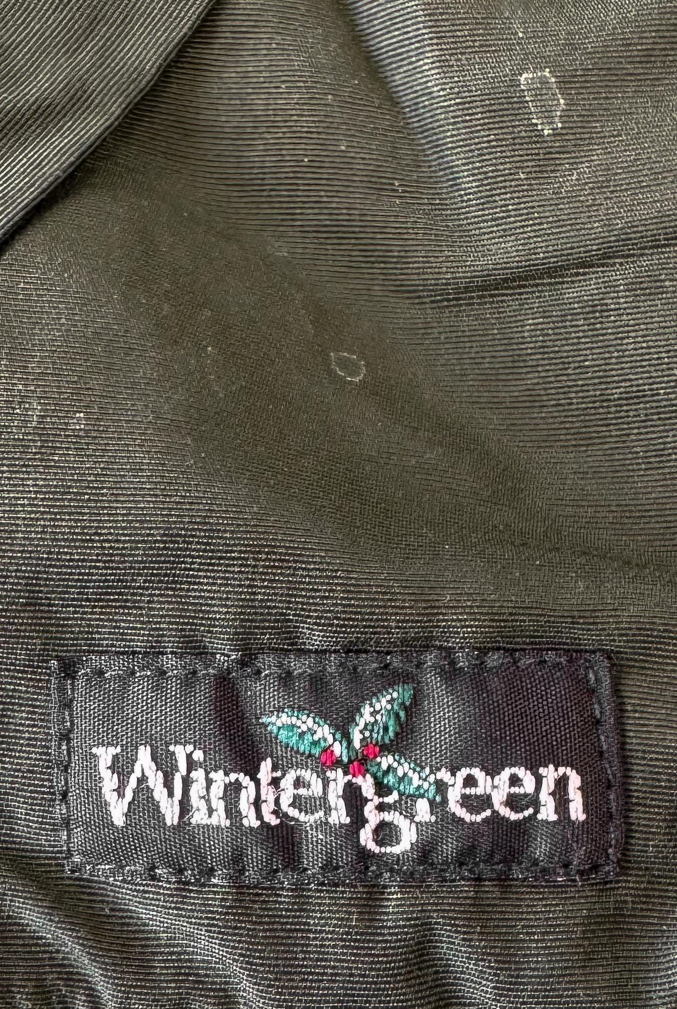 Wintergreen Expedition Anorak Shell Dark Green Western Accent Lightweight Unisex Jacket, Approx. Men's Sz. M/L