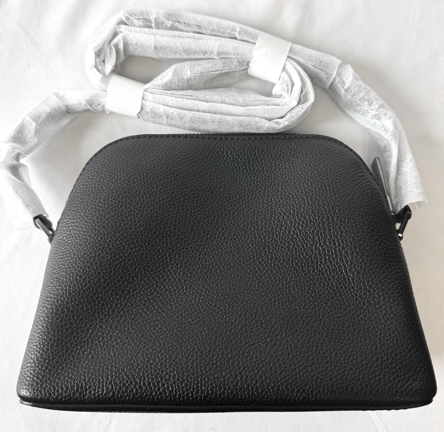 NWT Michael Kors Black Adele Leather Stud Dome Crossbody Bag