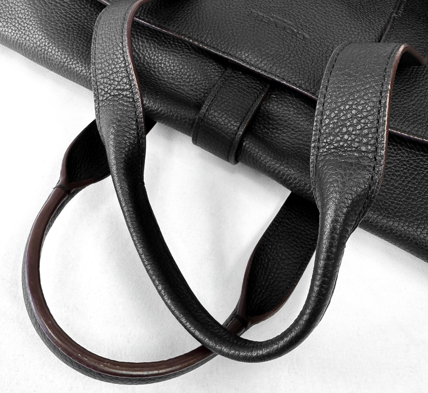 Modern Coach Black Metropolitan Portfolio Leather Tote Briefcase, Style 40532