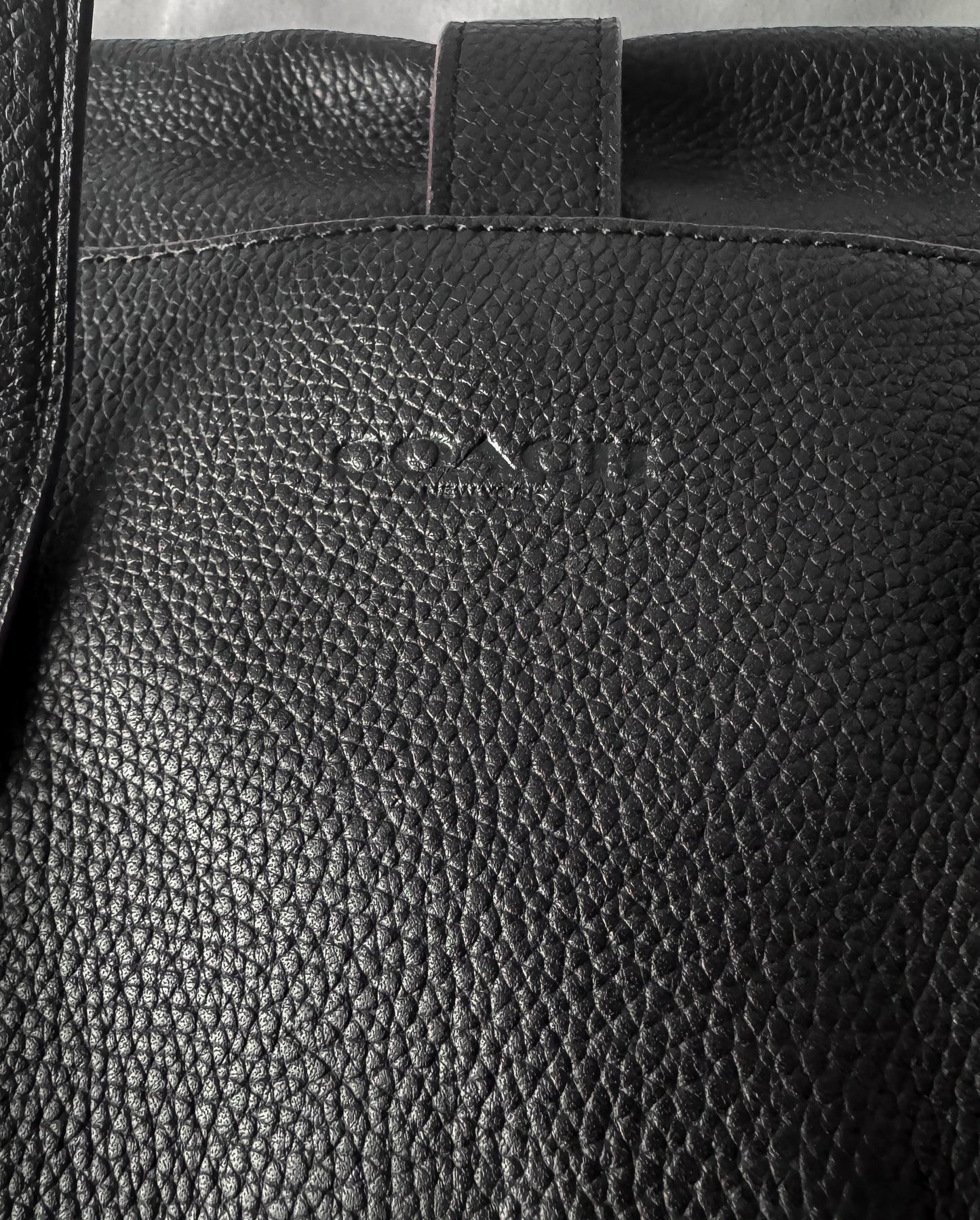 Modern Coach Black Metropolitan Portfolio Leather Tote Briefcase, Style 40532