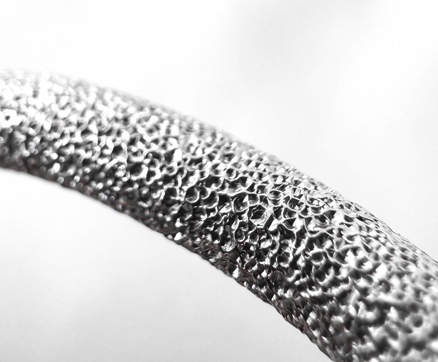 14K Italy White Gold Twisted Stardust Textured Oblong Tube 1.5 Inch Hoop Earrings, Unique Statement Minimalist Hoops