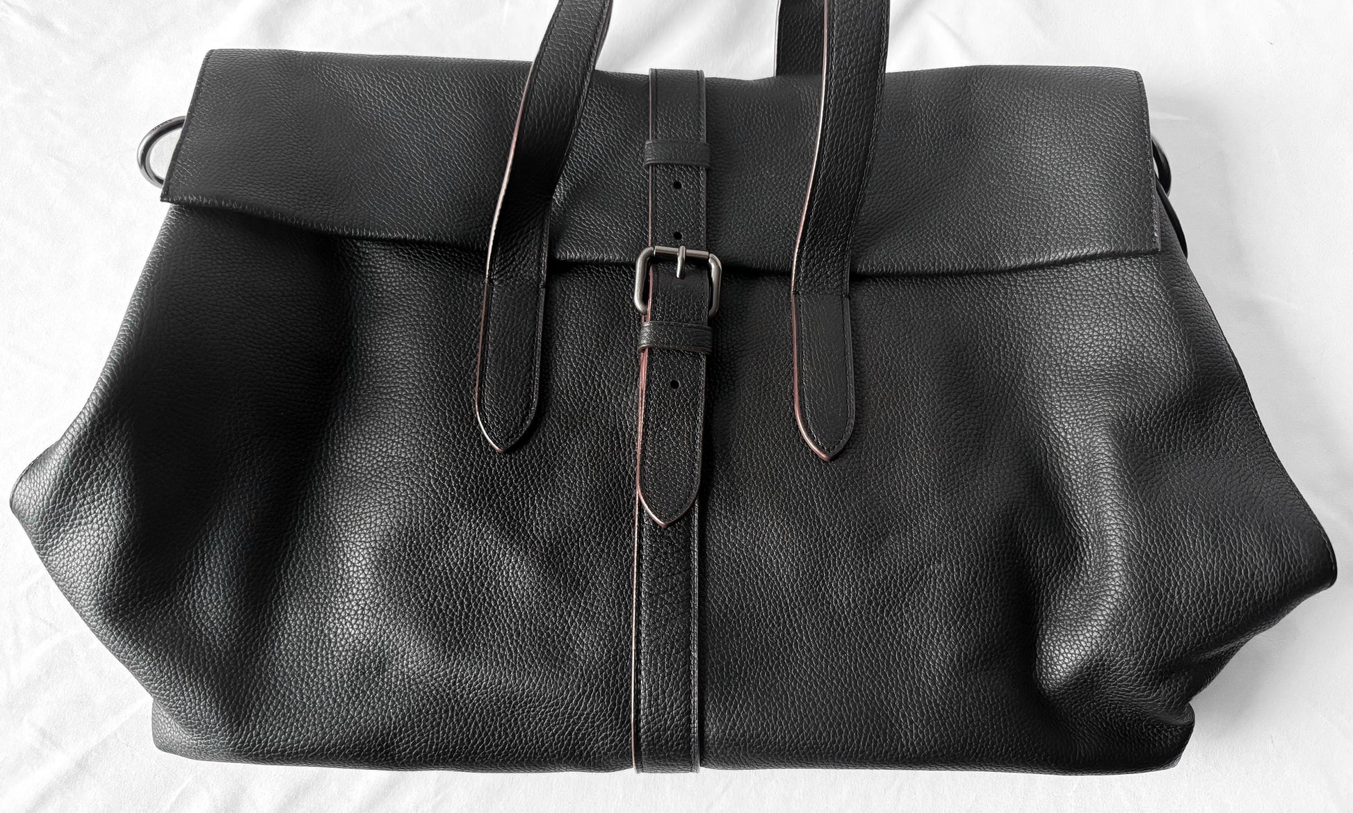 Modern Coach Black Metropolitan Portfolio Leather Tote Briefcase, Style 40532