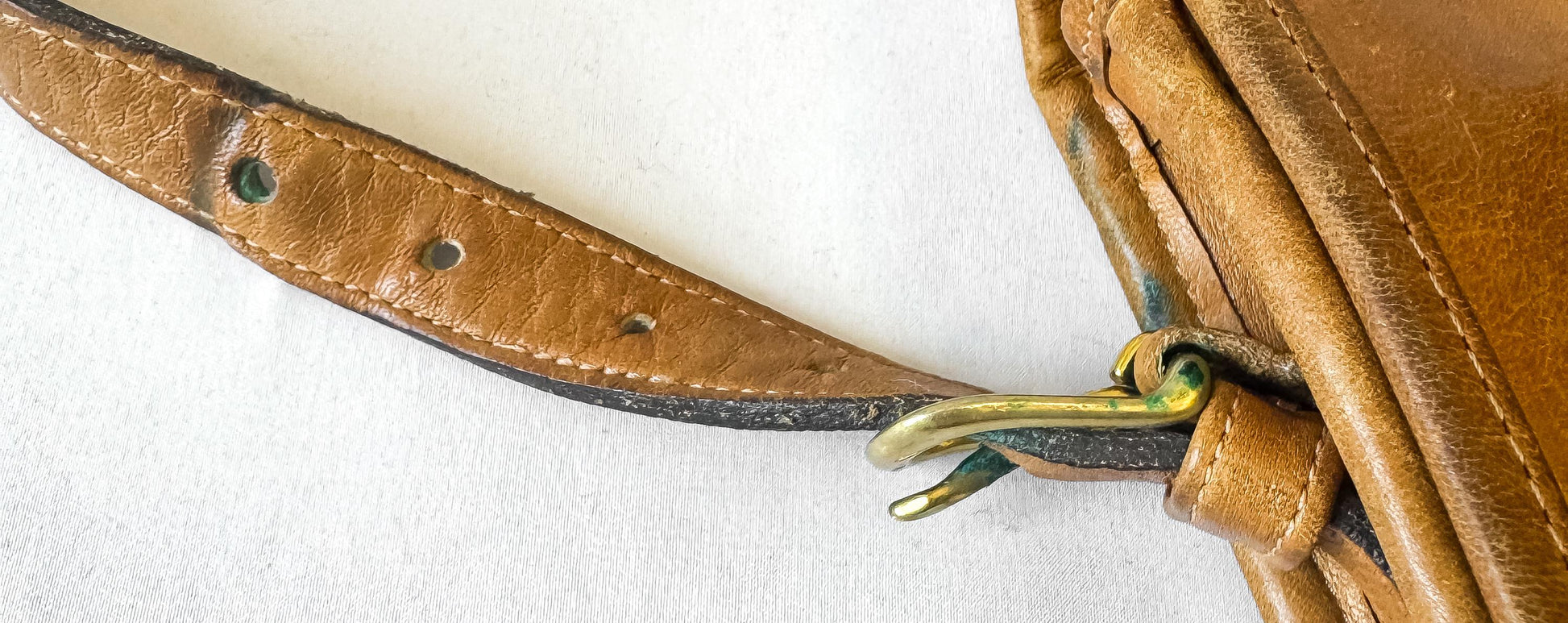 Vintage 70s Coach Tan Leather Saddle Pouch Crossbody Purse, Unique Rare Collectors Coach Bag