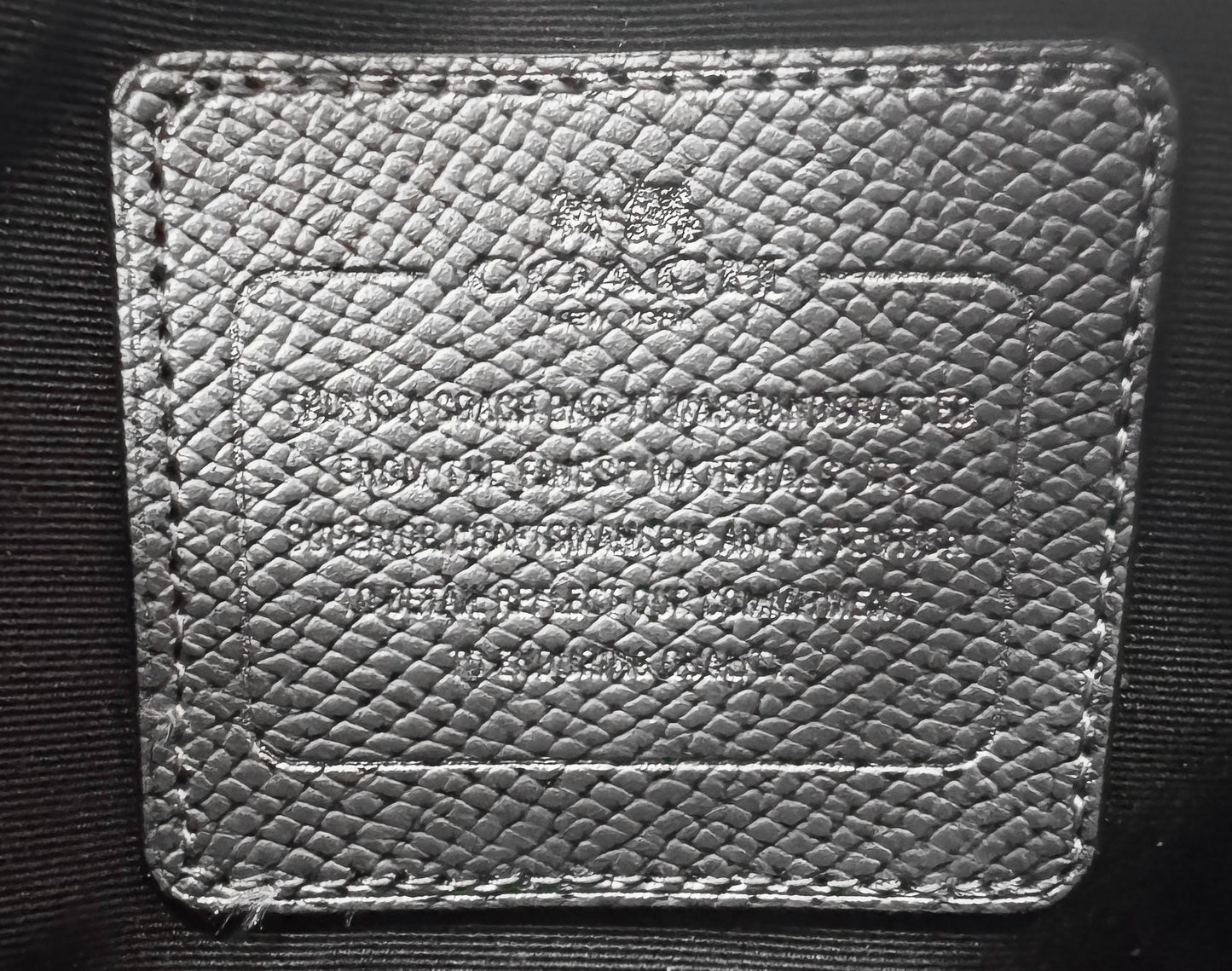 Y2K Style Coach Nolita 19 Canvas Jacquard Signature Black Silver Metallic Piping Detail with Mini Bag Detachable Crossbody Strap