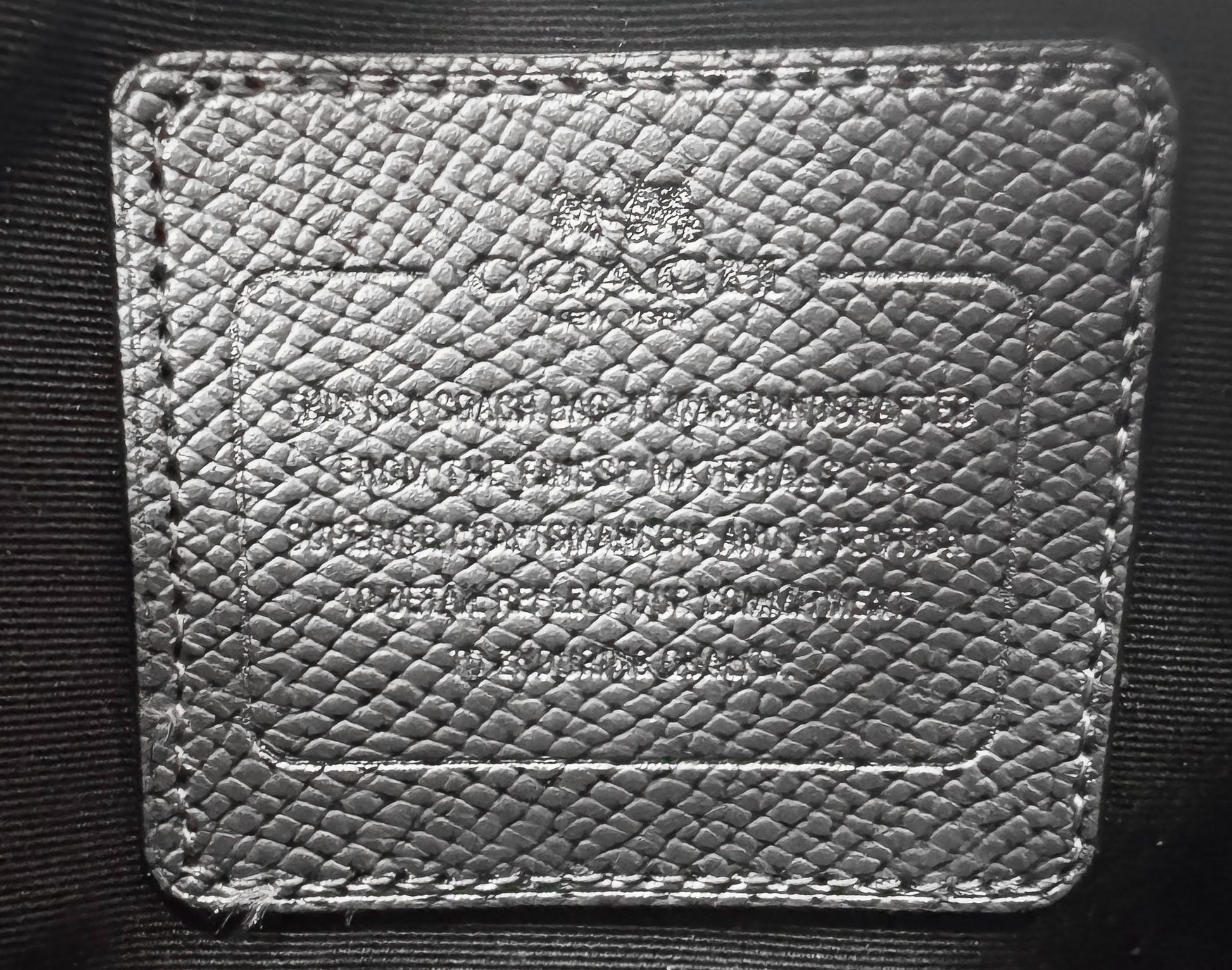 Y2K Style Coach Nolita 19 Canvas Jacquard Signature Black Silver Metallic Piping Detail with Mini Bag Detachable Crossbody Strap