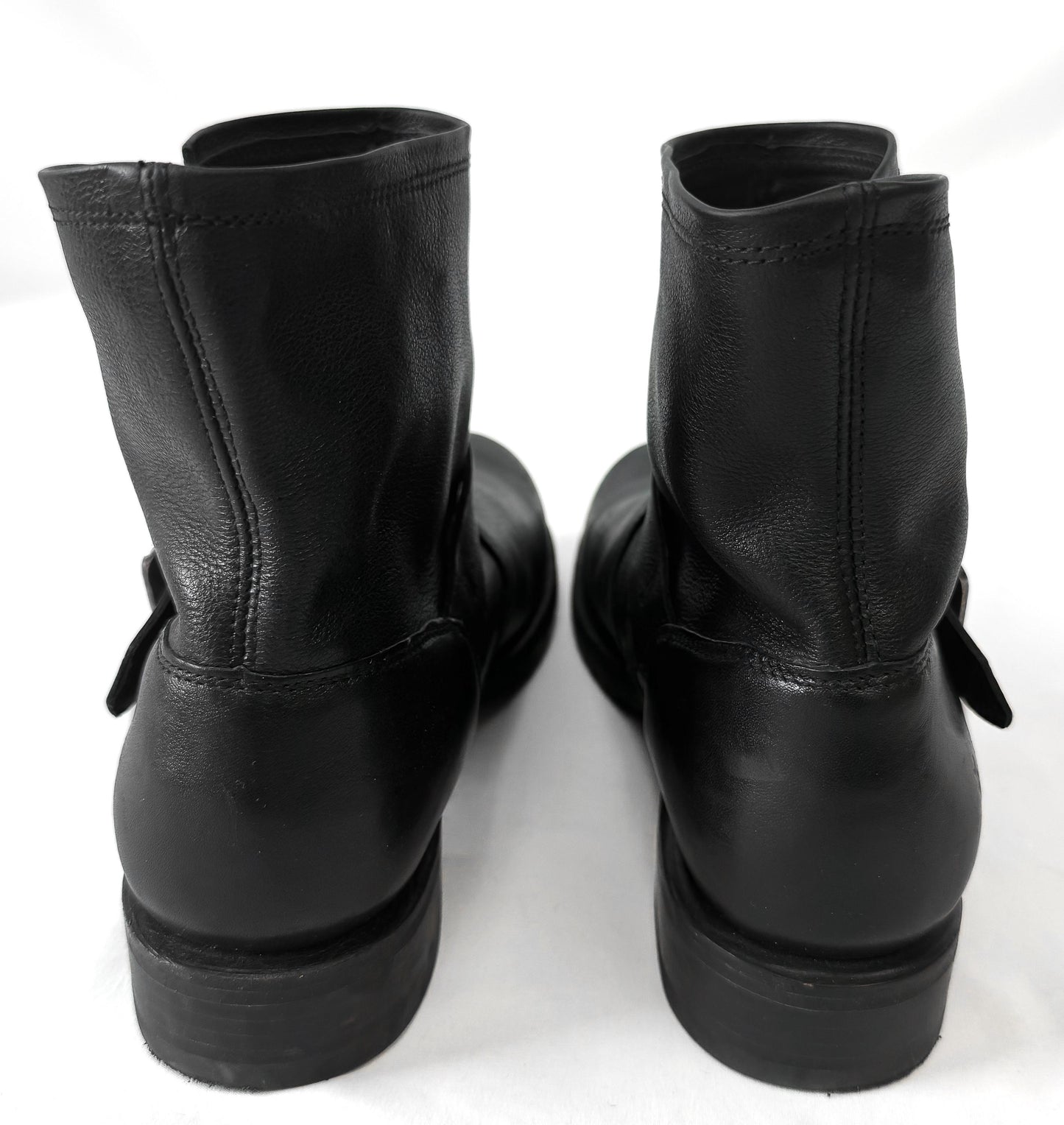 Vintage Style Frye Veronica Flex Black Leather Ankle Booties, Women's Sz. 10B