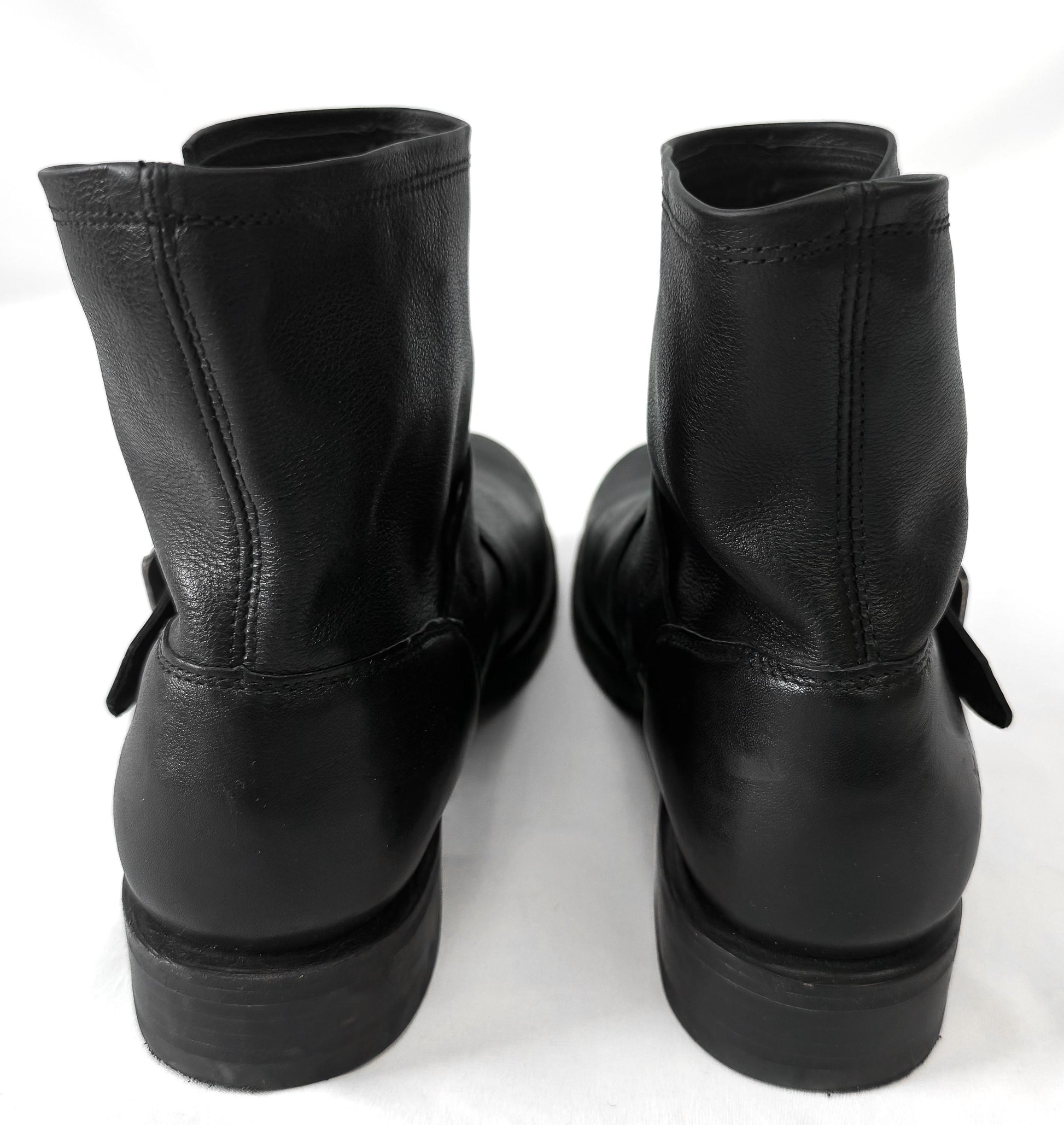 Vintage Style Frye Veronica Flex Black Leather Ankle Booties, Women's Sz. 10B