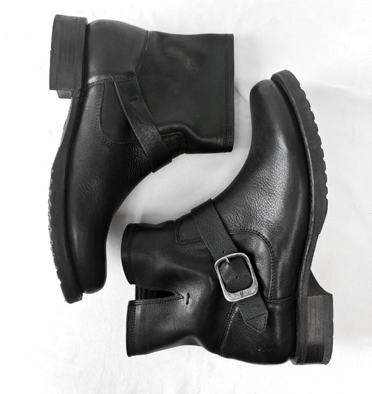 Frye Veronica Flex Black Leather Ankle Booties, Women's Sz. 10B