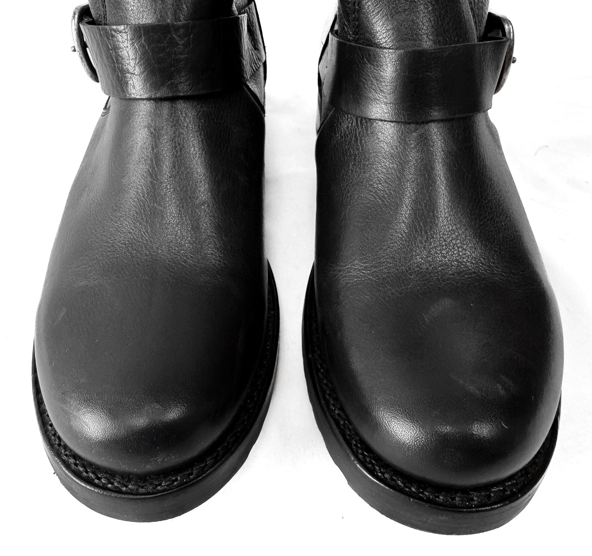 Vintage Style Frye Veronica Flex Black Leather Ankle Booties, Women's Sz. 9B