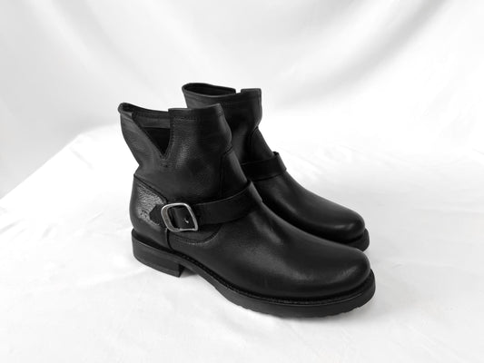 Frye Veronica Flex Black Leather Ankle Booties, Women's Sz. 9B
