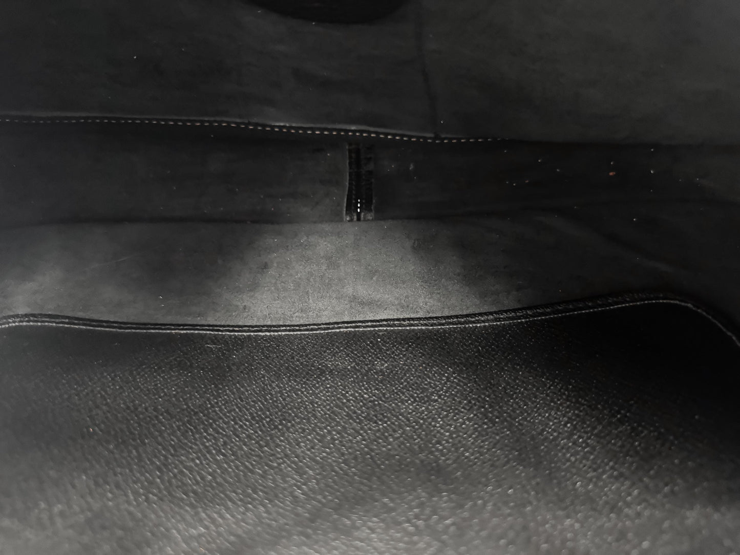 Vintage Dooney and Bourke Black Pebbled Leather Crossbody Briefcase Satchel Work Bag
