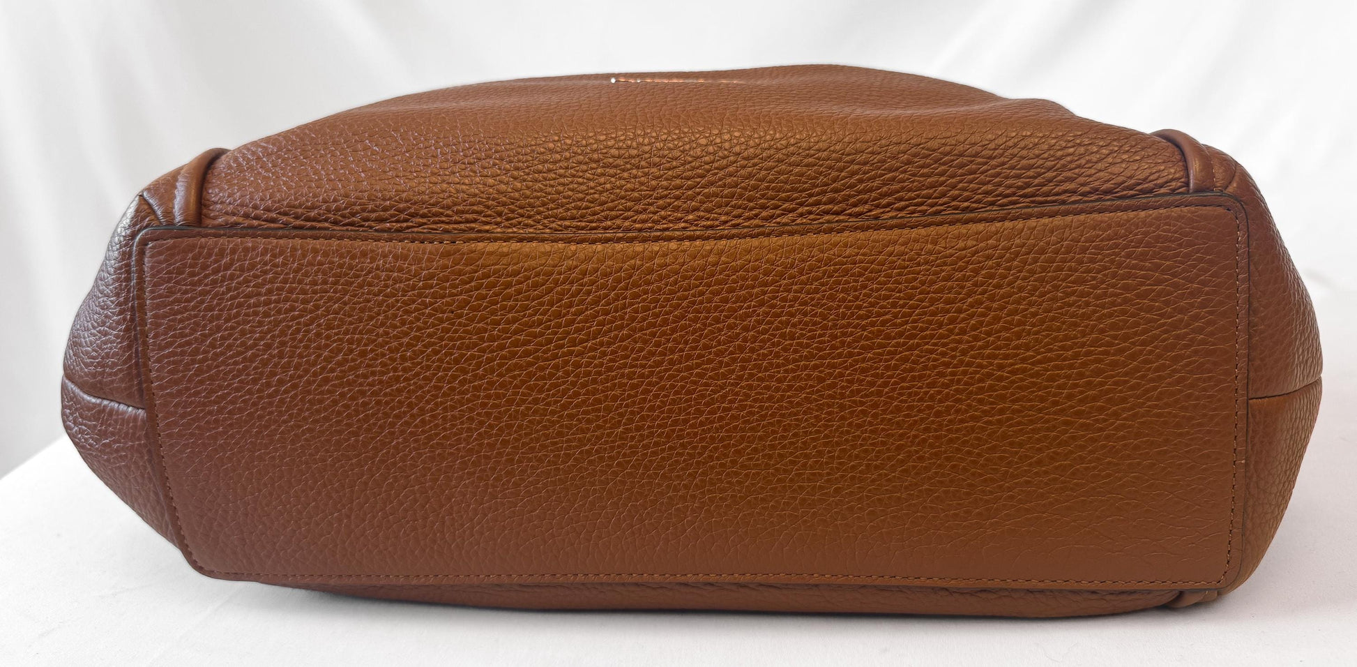Modern NWOT Coach Maya Redwood Brown Pebbled Leather Shoulder Bag, Style 1454