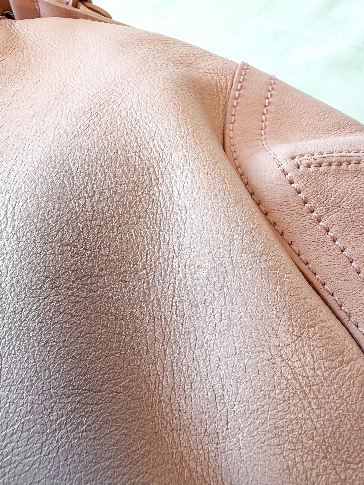 Vintage Y2K Coach Soho Medium Baby Pink Leather Shoulder Bag, Style 9248, 00s Rare Collectors Coach Purse